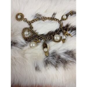 B7 Circo Victorian Style Charm‎ Bracelet Vintage Rare Statement Collector Royal